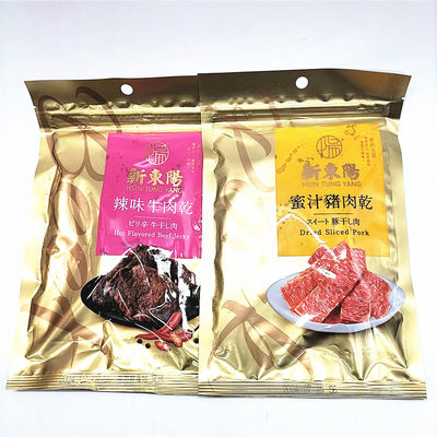 包邮 台湾进口新东阳猪肉干(蜜汁味)100G、新东阳牛肉干(辣味)90G