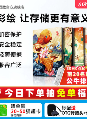 WD西数移动硬盘5t电脑外置外接机械大容量存储彩绘 生肖祥瑞篇