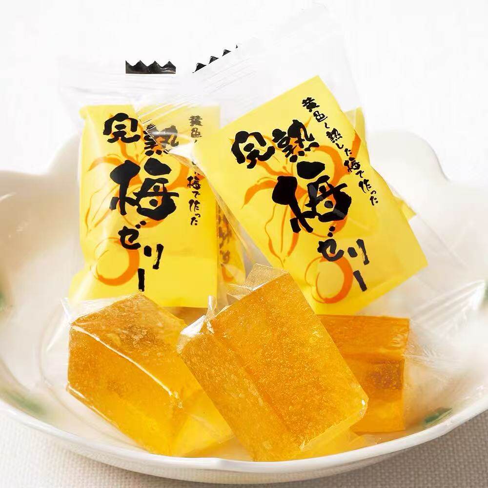 满200日本直邮 日本季节限定酸甜完熟梅子干柿软糖 袋装 130g