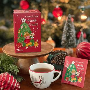 日本karel 25年圣诞限定苹果洋梨红茶茶包 capek山田诗子