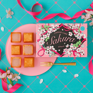 日本资生堂parlour芝士蛋糕6枚 日本航空飞机餐小甜品伴手礼推荐