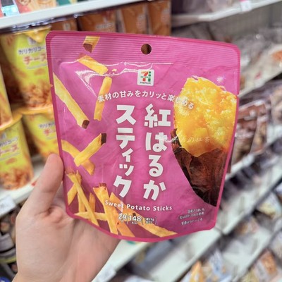711全家便利店限定日本UHA味觉糖 红薯栗子薯片盐黄油优品原味