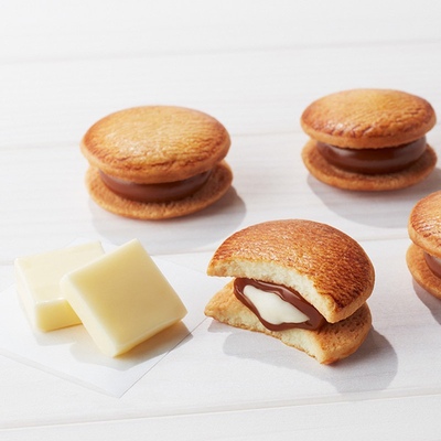 开心果橘子枫糖夹心饼干6个入