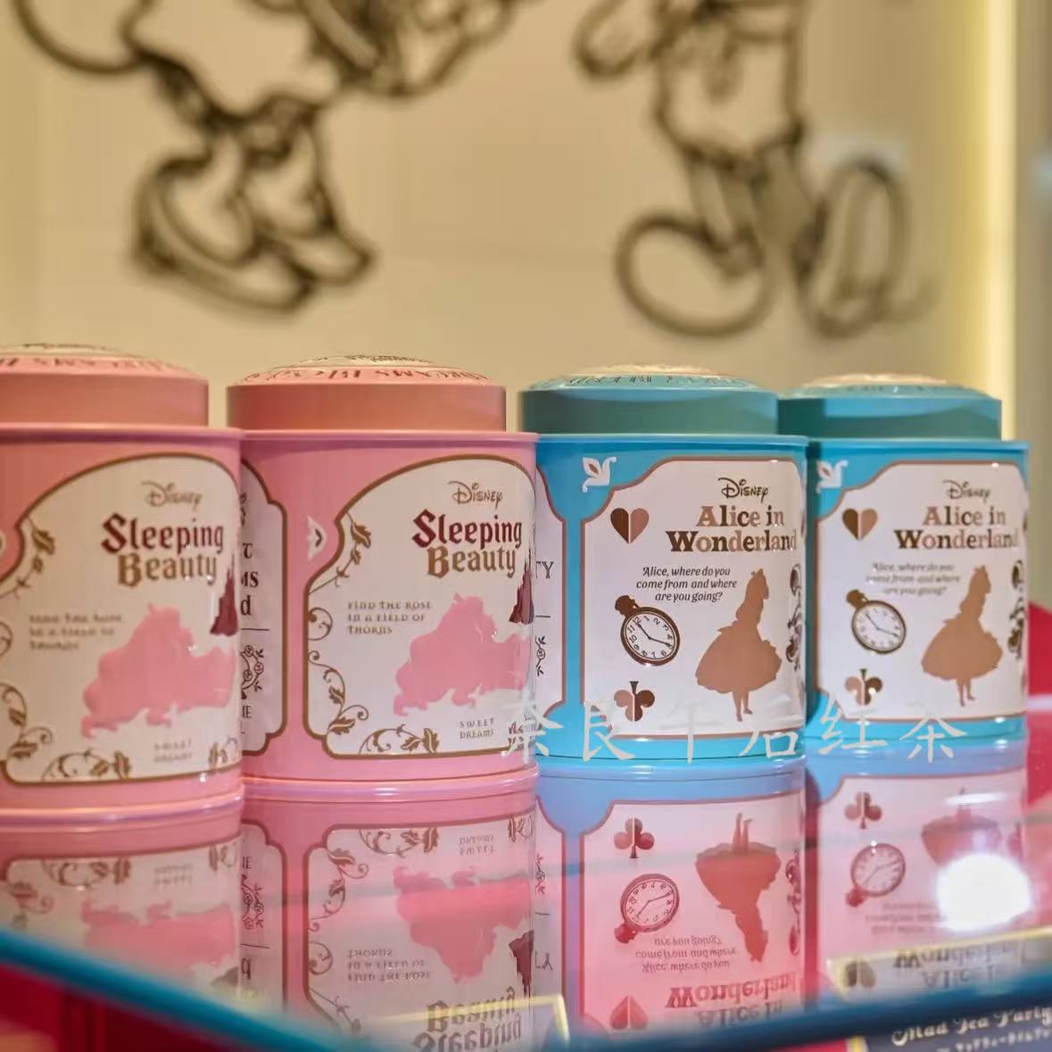 满200日本直邮日本迪士尼LUPICIA绿碧茶园原创红茶 联名罐