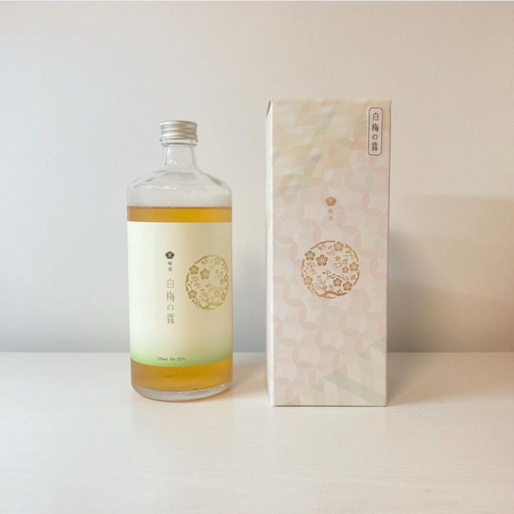日本京都おうすの里梅子专门店 人气白梅の露梅子酒720ml