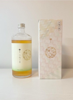 日本京都おうすの里梅子专门店 人气白梅の露梅子酒720ml