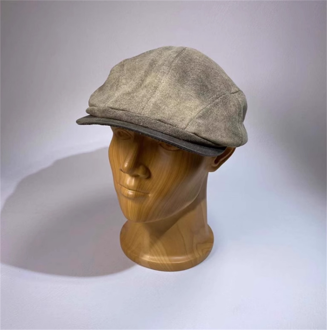 美国stetson日常休闲百搭男女款时尚鸭舌贝雷帽夏季透气平顶帽棉