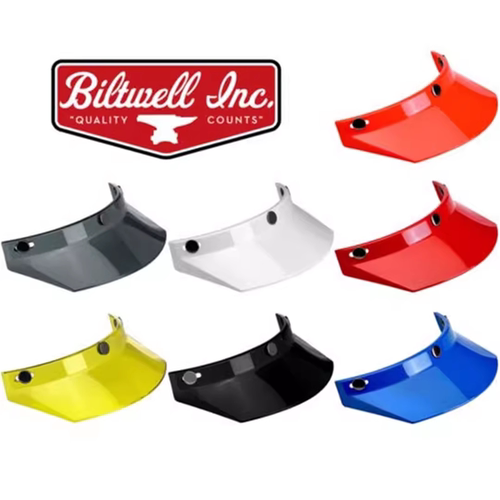 Biltwell头盔帽檐三扣式遮阳防风