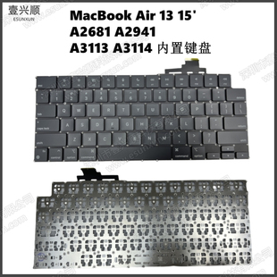 A3113 MacBookAir13 A2941 15寸笔记本us A3114 uk键盘适用A2681