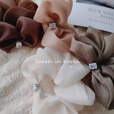 发圈硬纱韩国秋冬新品