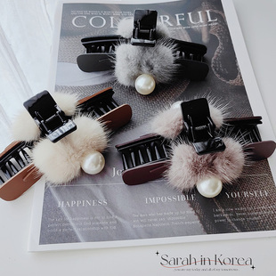 Sarah in Korea韩国 皮草毛毛皮革冬季发抓