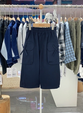 2025秋季新款imau奕玛童装女小童儿童休闲裤工装裤长裤57SF354149