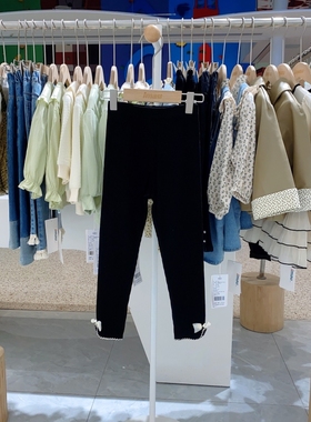 春秋季新款imau奕玛女大童装儿童可爱休闲针织裤打底裤47LF360209