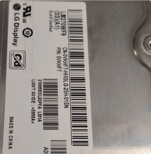 戴尔DELL U2722D U2722DE U2722DX S2722QC 屏幕  LM270WQ8-SSA1