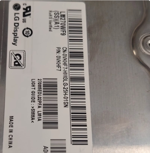 戴尔DELL U2722D U2722DE U2722DX S2722QC 屏幕  LM270WQ8-SSA1