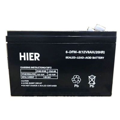 HIER蓄电池 6-DFM-8 12V8AH/20HR 喷雾器专用电池 电动喷雾器电瓶