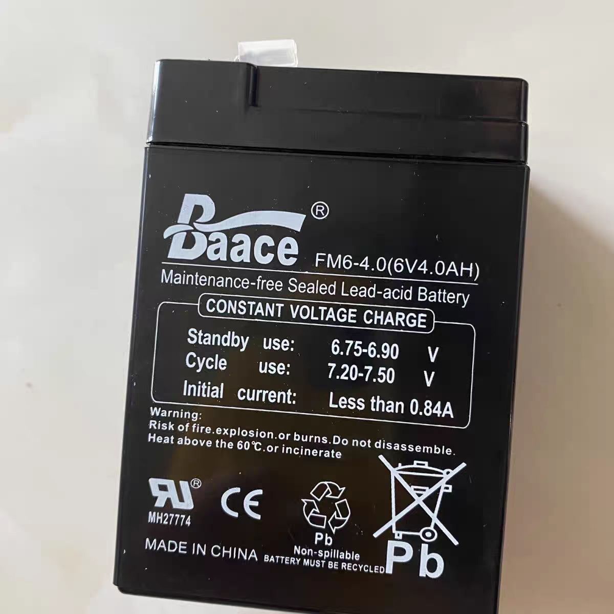 Baace FM6-4.0吊秤通用电子秤电子称台秤电池电瓶童车磅秤蓄电池