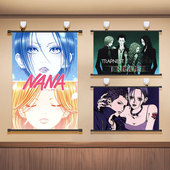 NANA娜娜矢泽爱海报复古漫画奈奈莲小真2yk挂画免打孔自贴装 饰画