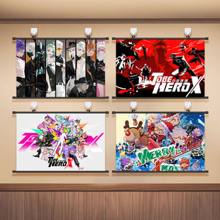 凸变英雄X海报挂画奈斯幸运青女王动漫二次元周边寝室卧室装饰画