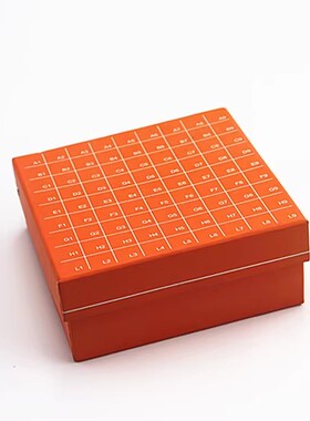 纸质冻存盒细胞盒冻存管盒冷冻盒0.5ml/1.5ml/1.8ml/2ml 81100格