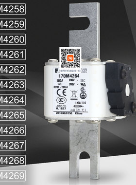快熔170M4258 4259 170M4260 4261 170M4262 4263保险熔断器