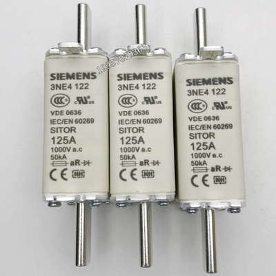 全新原装现货熔断器西门子3NE4 122 1000V125A NH0-SITOR125A