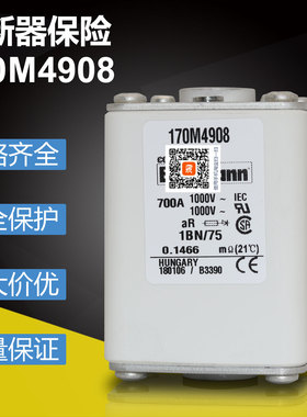 BUSSMANN巴斯曼保险170M4908 1000V 700A快速熔断器170M