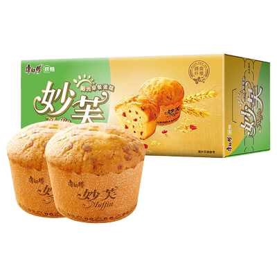 康师傅妙芙蛋糕96g盒装整箱巧克力味糕点心休闲营养早餐零食品