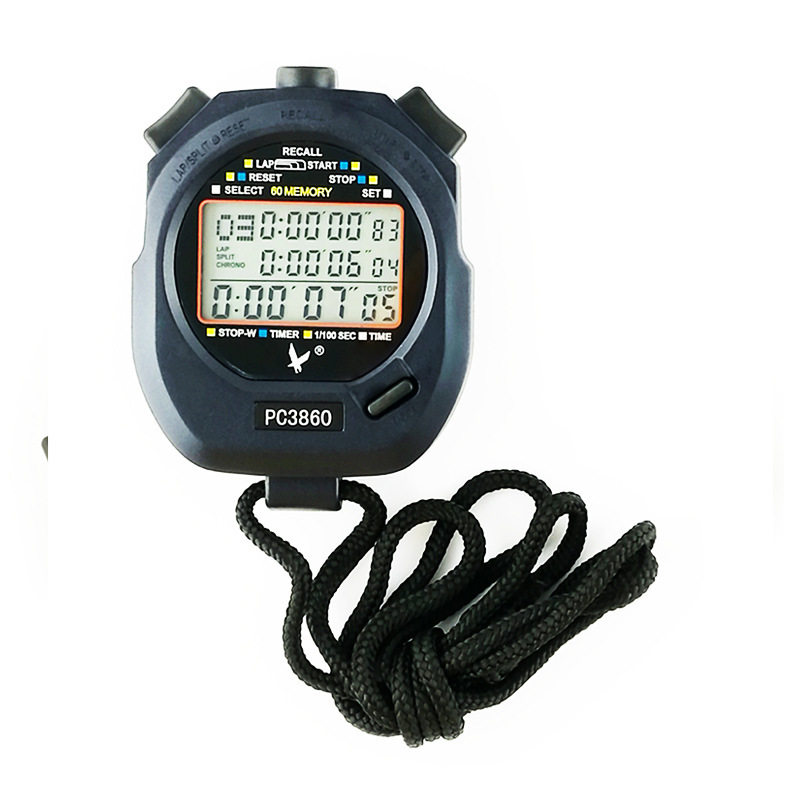 天福PC3860三排60道记忆电子秒表