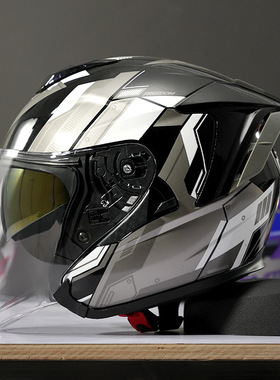 RSV四分之三头盔男摩托车半盔3/4电动车夏季3C认证四季安全头盔