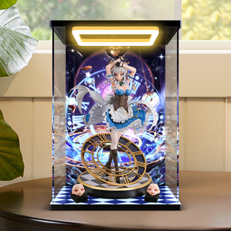 适用MAGI ARTS 东方Project月时计十六夜咲夜 手办高清回灯收纳盒