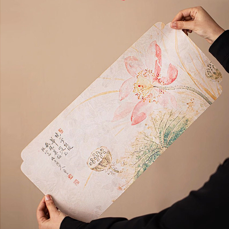 新中式云纱翠竹干泡茶席中式禅意茶盘垫桌布泡茶垫可家用一件