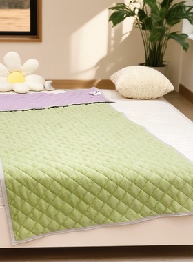 90x220cm单人床盖牛奶绒学生宿舍床盖沙发垫多功能垫可机洗特