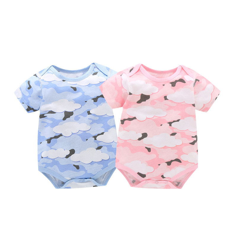 宝宝连体衣服男女婴儿短袖三角哈衣新生儿印花包屁衣薄款爬服夏装在类目 童装/婴儿装/亲子装, 连身衣/爬服/哈衣中 - 来自Buy2taobao.com提供专业的淘宝代购服务