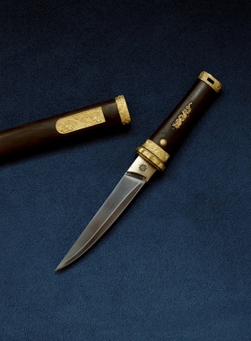 日式水果刀RWL34三目合粉末钢制铠通马手差短刀