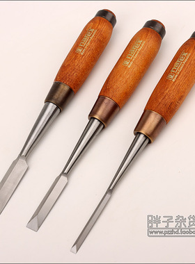 木工工具燕尾榫鱼尾木工合金钢捷克原装进口Narex木工凿子