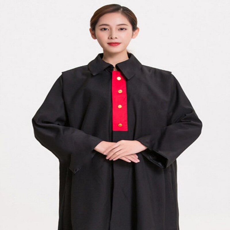 儿童法官袍模拟法庭全套服装道具中小学高中大学辩论法官服律师袍