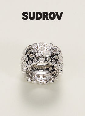 SUDROV素觉Clara Carat系列莫桑石戒指轻奢精致设计高级感指环女
