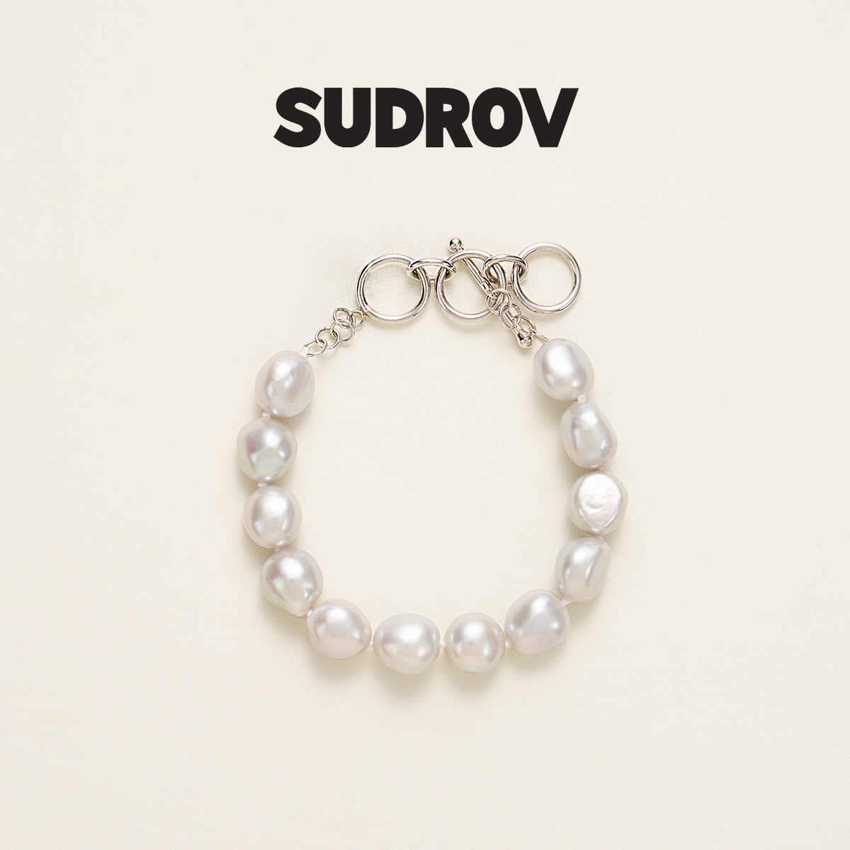 SUDROV素觉珍珠银手链