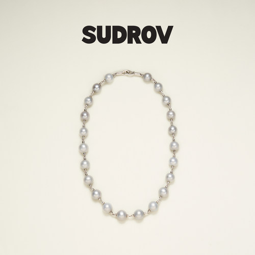 SUDROV素觉新款轻奢高级感小众银珍珠项链女秋冬锁骨链短款颈链