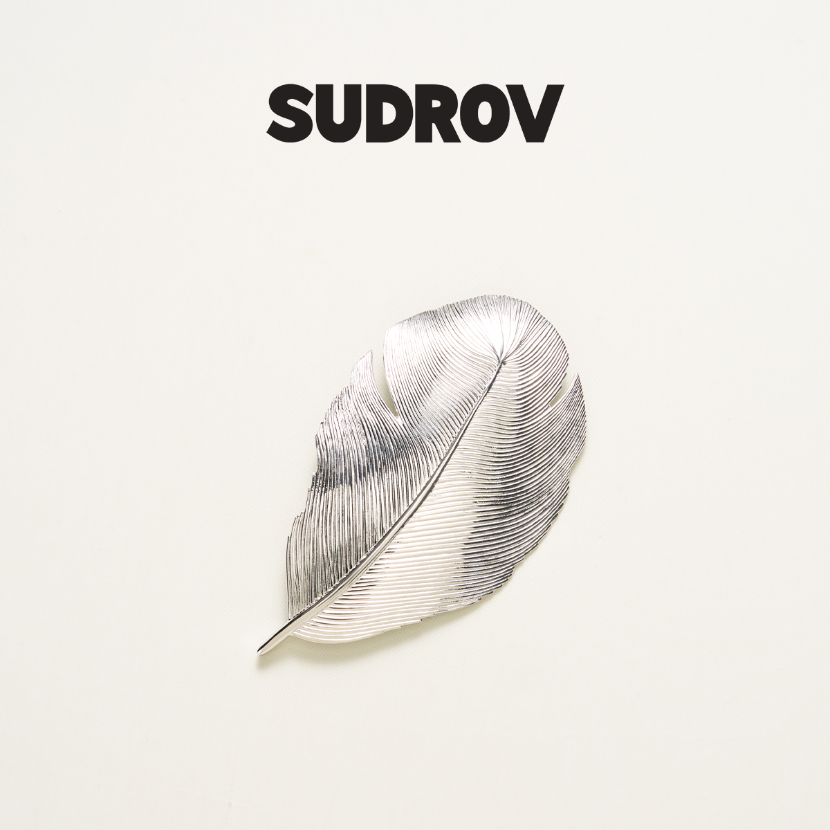 SUDROV素觉925银通用羽毛胸针