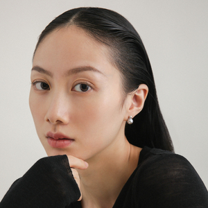 SUDROV素觉耳钉简约设计感珍珠气质耳饰女精致耳环实用生日礼物