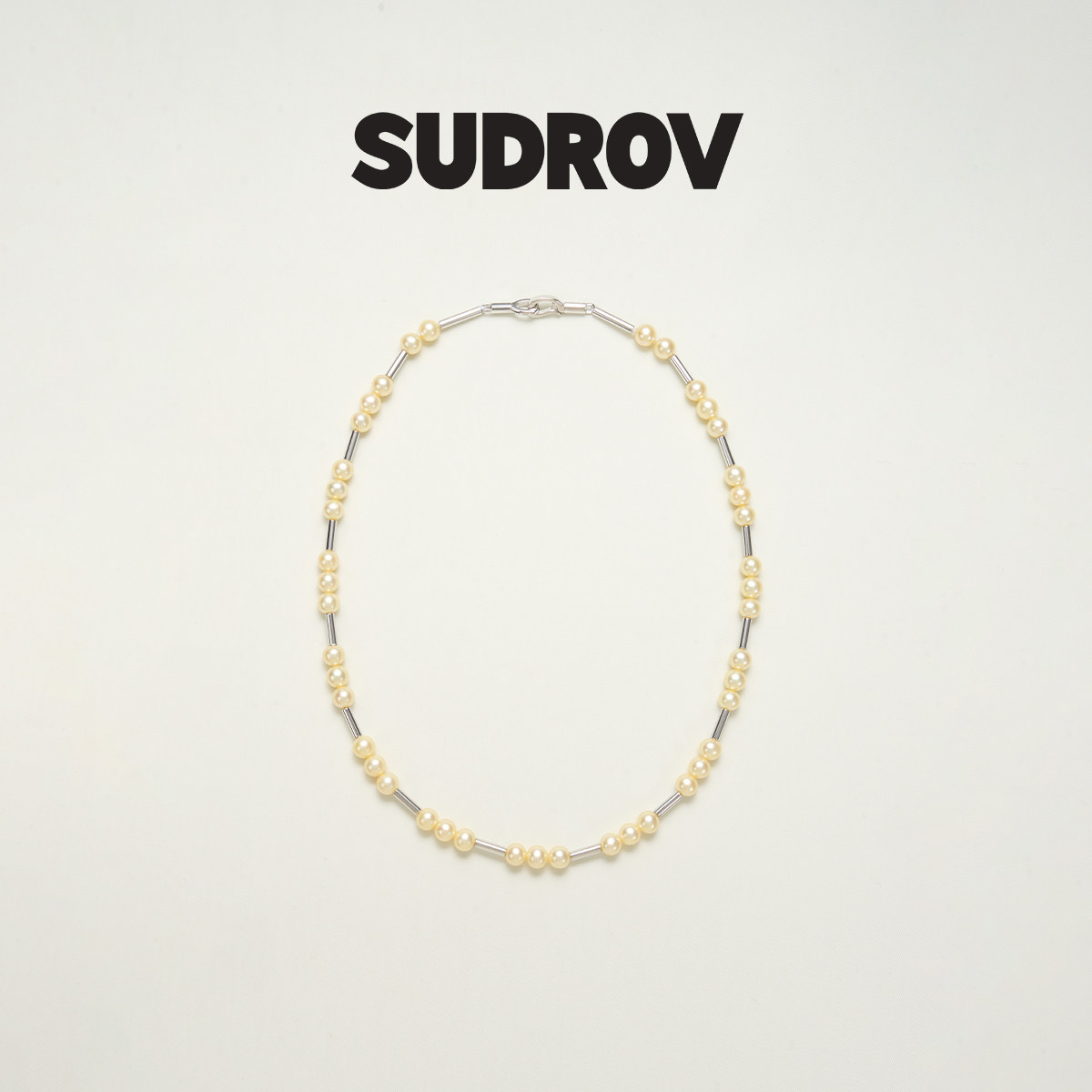 SUDROV素觉2025S/S光在目里有了色彩 宝石系列金色珍珠项链锁骨链