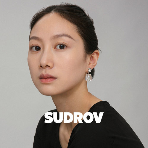 SUDROV素觉925银水晶女耳坠