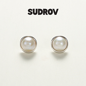 SUDROV素觉耳钉 轻奢简约马贝气质耳环个性 精致耳饰女送妈妈礼物