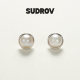 SUDROV素觉耳钉 轻奢简约马贝气质耳环个性 精致耳饰女送妈妈礼物