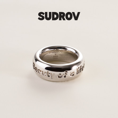 925银戒指SUDROV素觉情侣