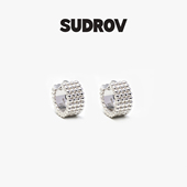 W光不炽烈但恒久 SUDROV 素觉2025F 轻奢耳钉耳扣耳饰轻奢耳环女