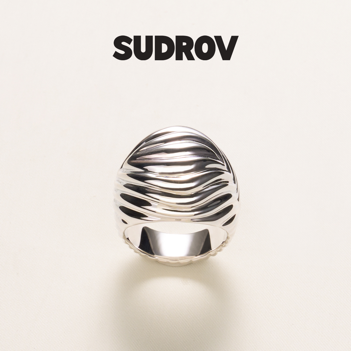 SUDROV素觉女925银小众设计戒指