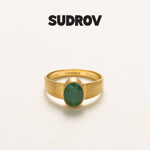 SUDROV素觉通用黄18K金戒指